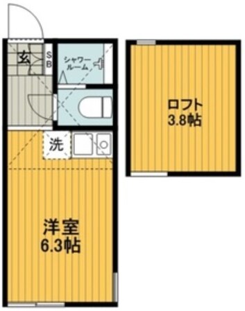 和田町駅 徒歩2分 2階の物件間取画像